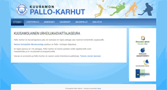 Desktop Screenshot of pallokarhut.fi